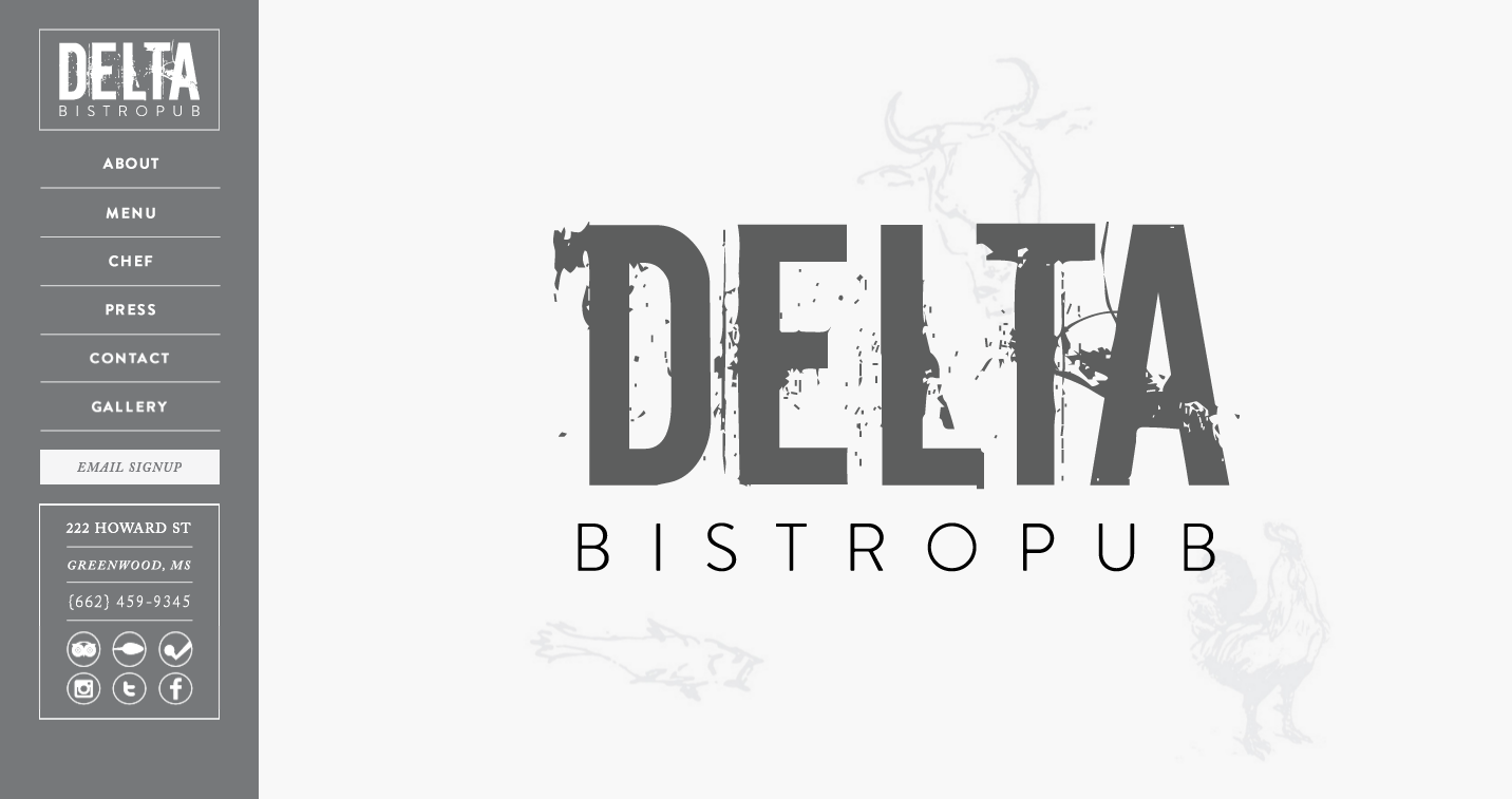 Delta Bistro Website Design