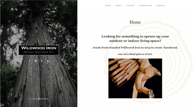 Wildwood Iron Website Design